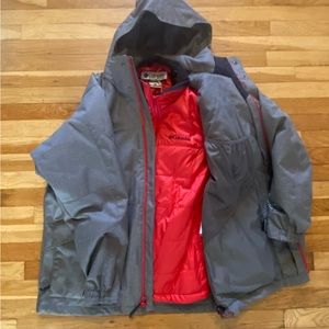 Mens Columbia Jacket - two piece set size large like new